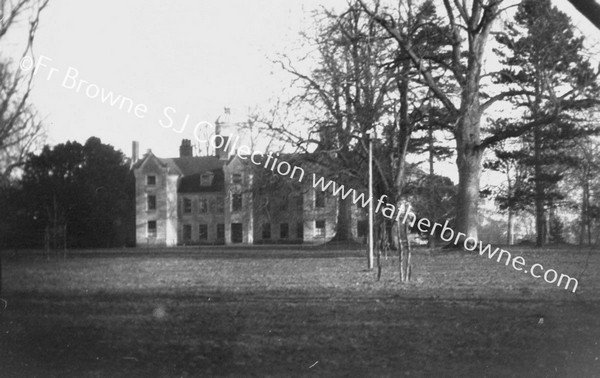 GILLINGHAM HALL FROM WEST POND